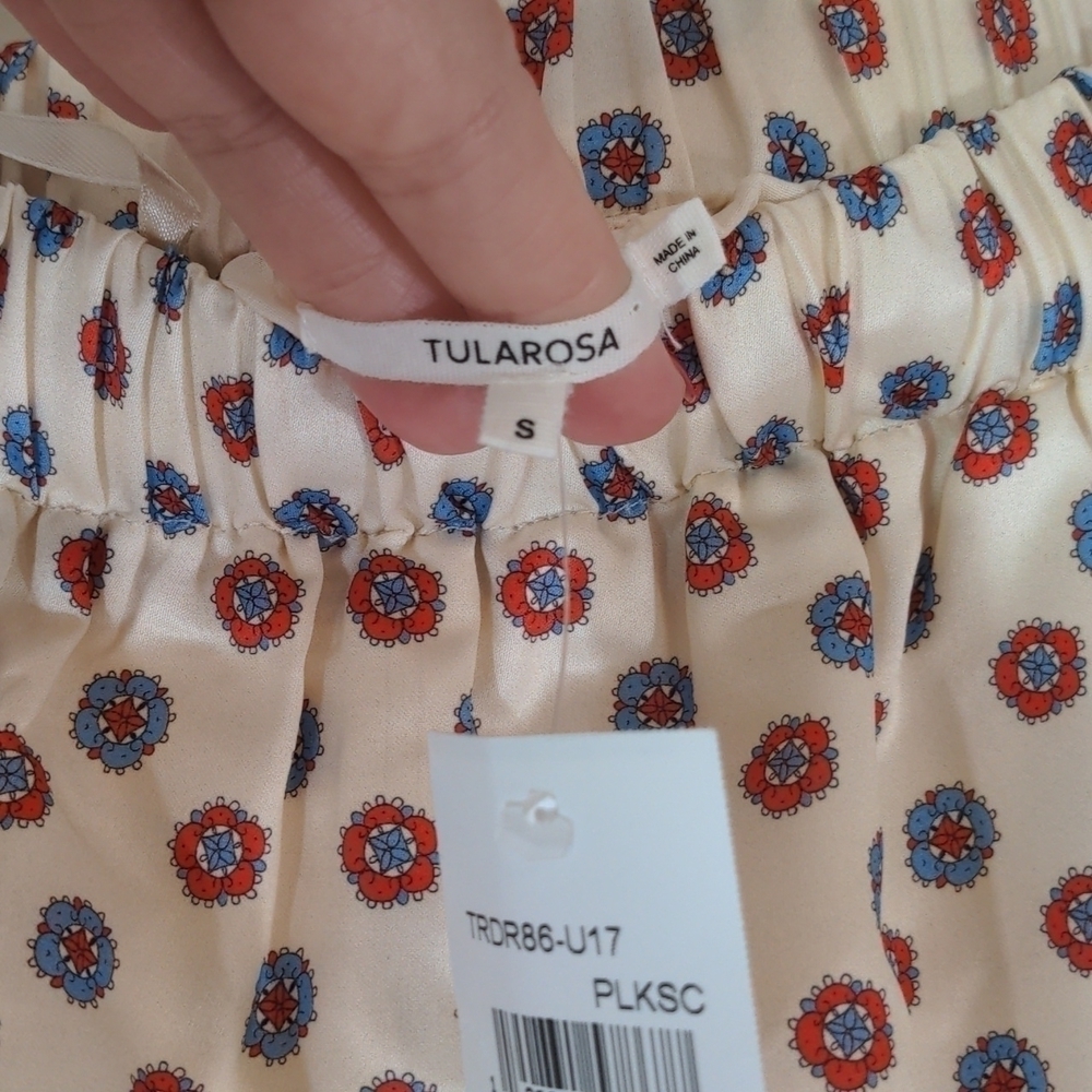 TULAROSA x Revolve Perry Polkadot Scarf Mini Dress small NWT - Picture 7 of 9